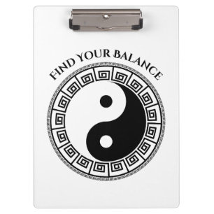 Find Your Balance Clipboard