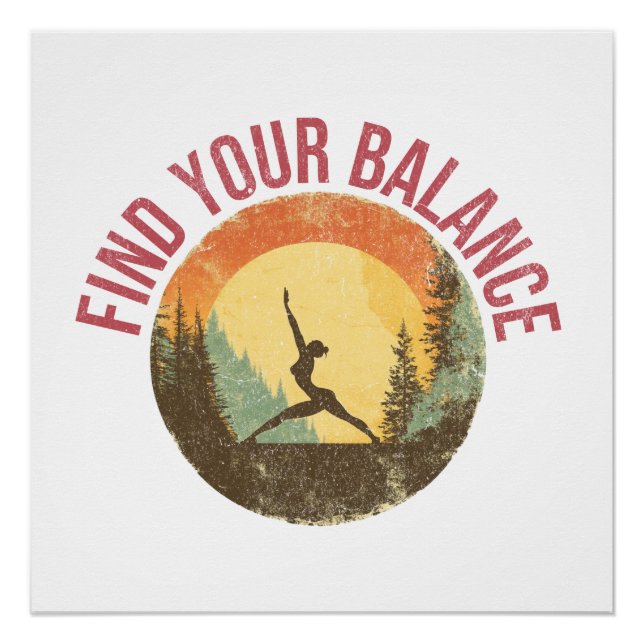 Find Your Balance Poster (Front)