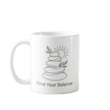 Find Your Balance Zen Aesthetic Mug