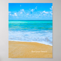 Find Your Beach Ocean Scene
