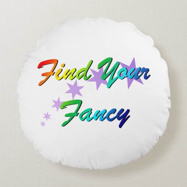Find your fancy 2 round cushion (Front)