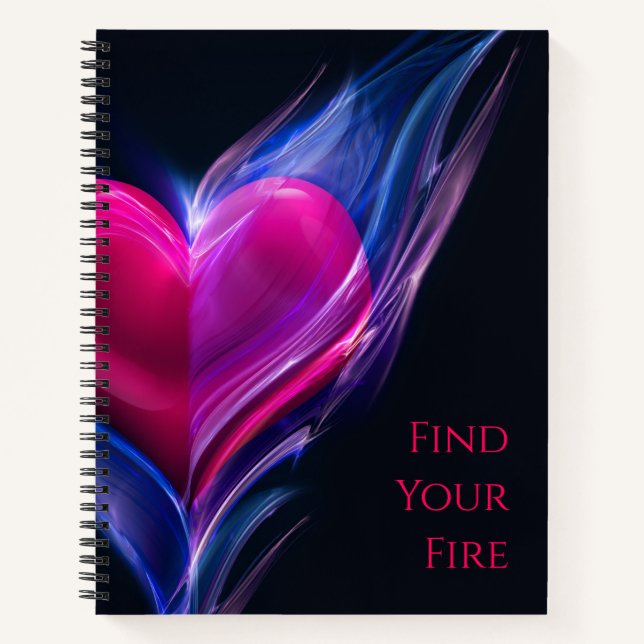 Find Your Fire Inspirational Notebook (Front)
