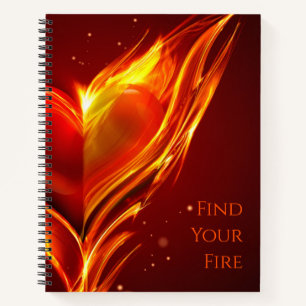 Find Your Fire Inspirational Notebook