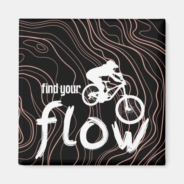 Find Your Flow MTB Magnet (Front)