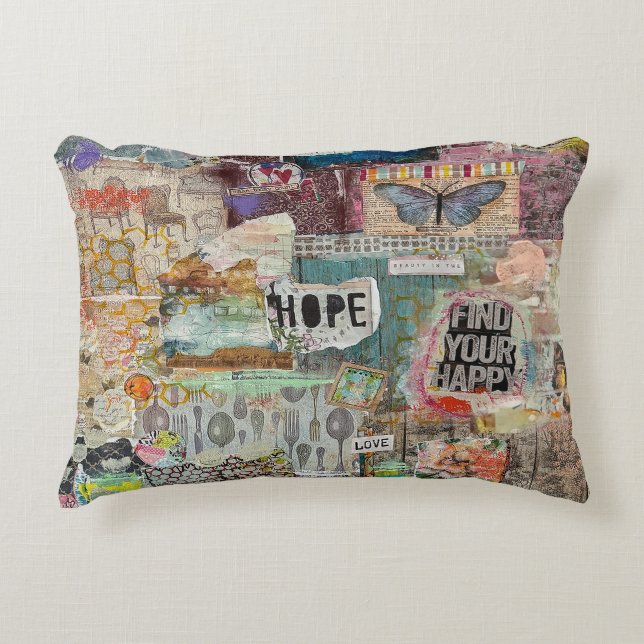 Find Your Happy Decorative Cushion (Front)