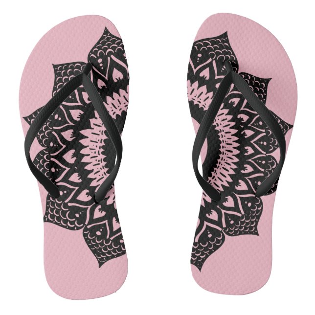 Find your inner peace | Mandala Design Flip Flops (Footbed)