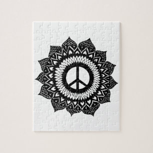 Find your inner peace   Mandala Design Jigsaw Puzzle
