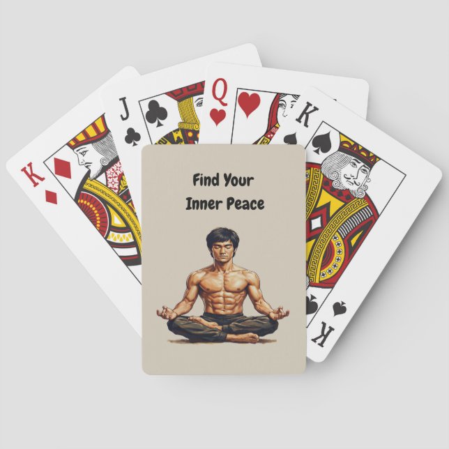 Find Your Inner Peace Playing Cards (Back)