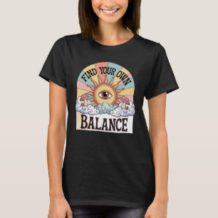 Find Your Own Balance Celestial Sun T-Shirt