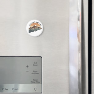 Find Your Own Summit– Inspirational Penguin  Magnet