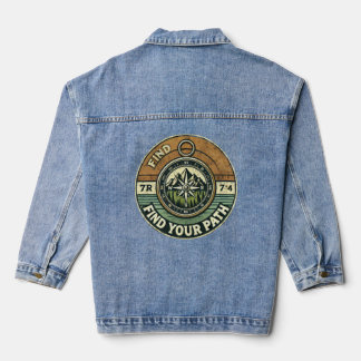 find your path denim jacket