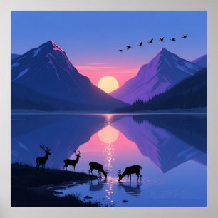 Find Your Peace in the Wild Poster
