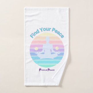 Find Your Peace Sport Towel by Pickle Peace