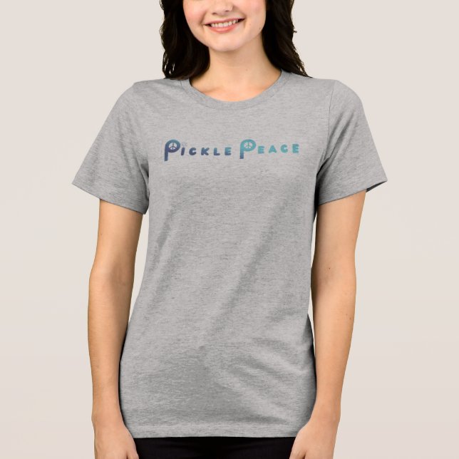 Find your peace Tri-Blend shirt (Front)