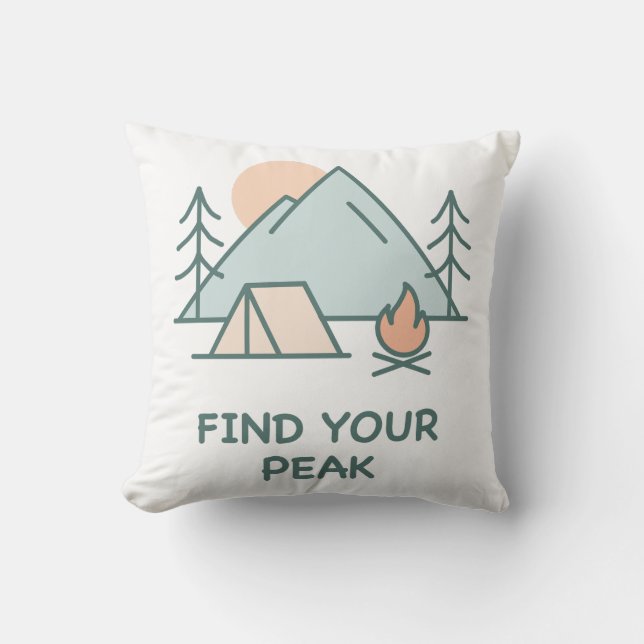Find Your Peak Cushion (Front)