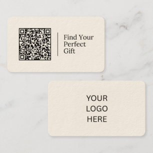 Find Your Perfect Gift Customisable QR code Business Card