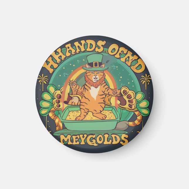 Find your Pot of Gold Green-filled Day of Joy! Magnet (Front)