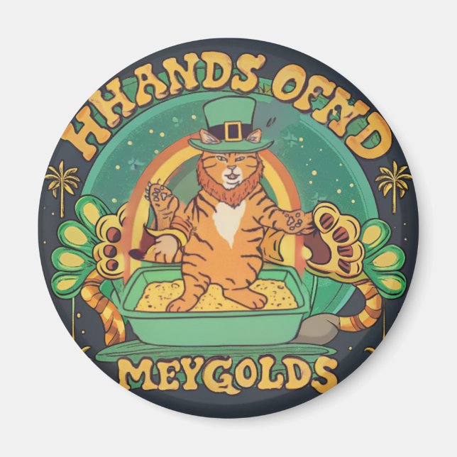 Find your Pot of Gold Green-filled Day of Joy! Magnet (Front)