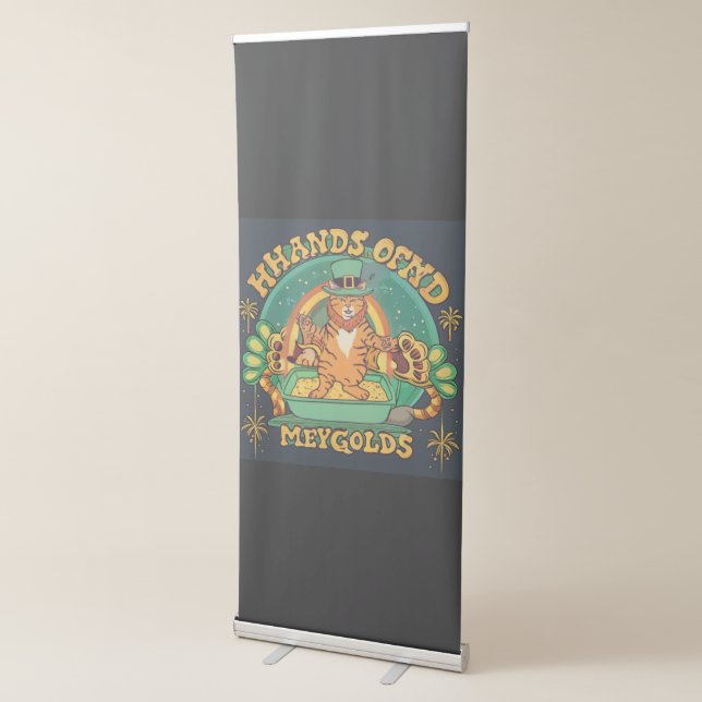 Find your Pot of Gold Green-filled Day of Joy! Retractable Banner (3/4)