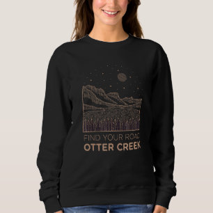 Find Your Road Outdoor Otter Creek Nature Maine Hi Sweatshirt