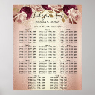 Find Your Seating Chart Wedding Event Rose 11