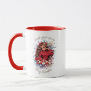 Find Your Spark Stay Humble Latina Girl Mug