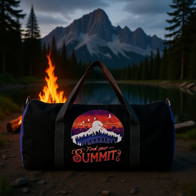 Find Your Summit? Night Hike Duffle Bag (Creator Uploaded)