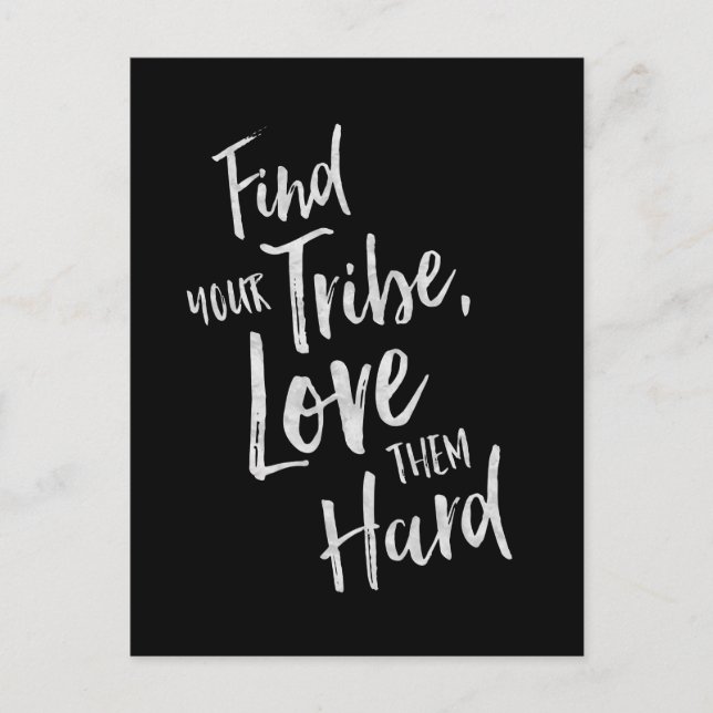 Find Your Tribe - Inspirational Card (Front)