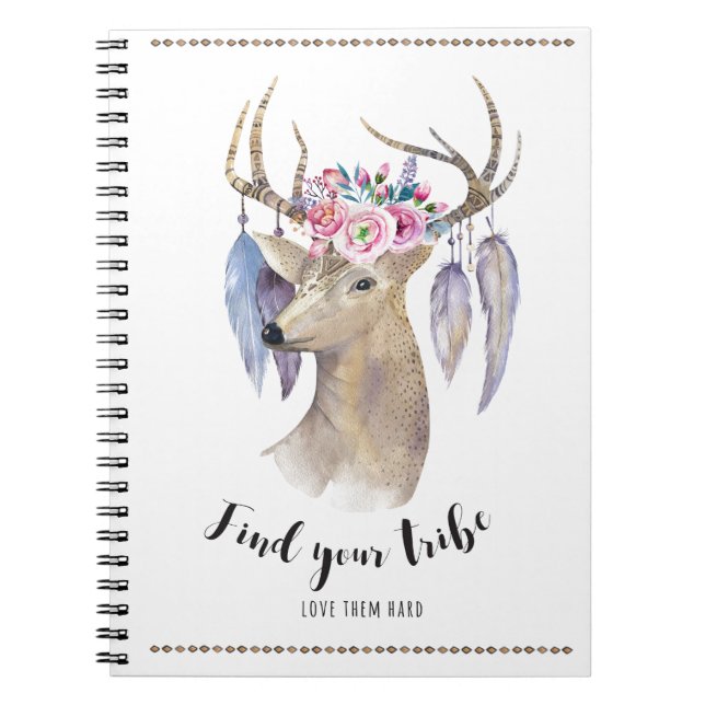 Find Your Tribe - Watercolor Notebook (Front)