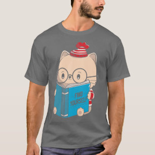 Find Yourself Journey Healing Cat Book by Tobe Fon T-Shirt