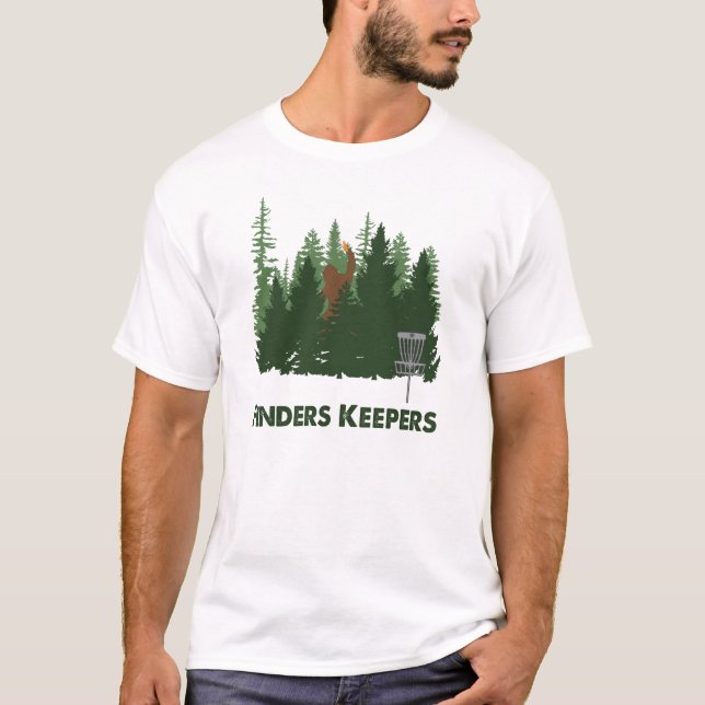Finders Keepers Disc Golf Tee (Front)
