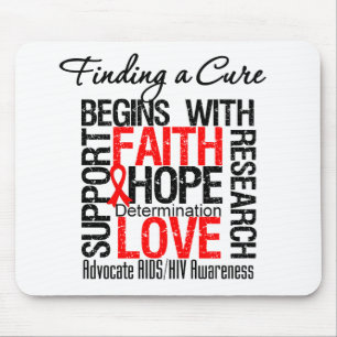 Finding a Cure For AIDS HIV Mouse Mat