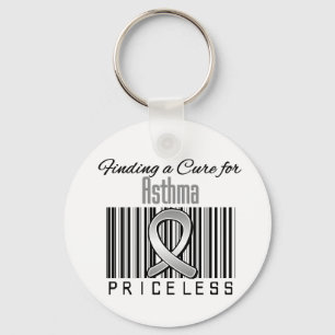 Finding a Cure For Asthma PRICELESS Key Ring