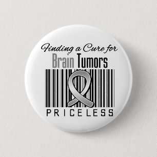 Finding a Cure For Brain Tumours PRICELESS 6 Cm Round Badge