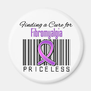 Finding a Cure For Fibromyalgia PRICELESS Magnet