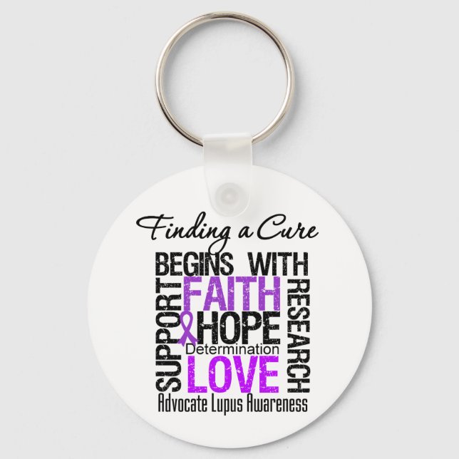 Finding a Cure For Lupus Key Ring (Front)