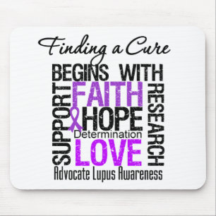 Finding a Cure For Lupus Mouse Mat