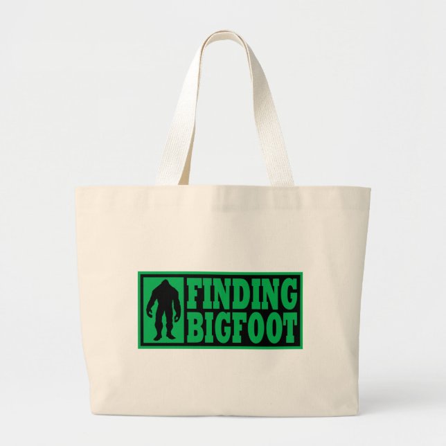 Finding Bigfoot Logo Gear Large Tote Bag (Front)