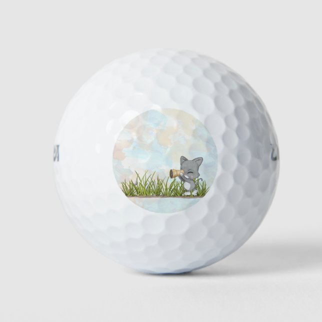 Finding Dad's Golf Ball in the Rough Golf Ball (Front)