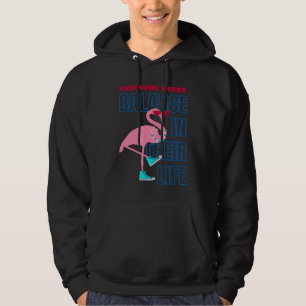 Finding Flamingo balance Positive Affirmation Hoodie