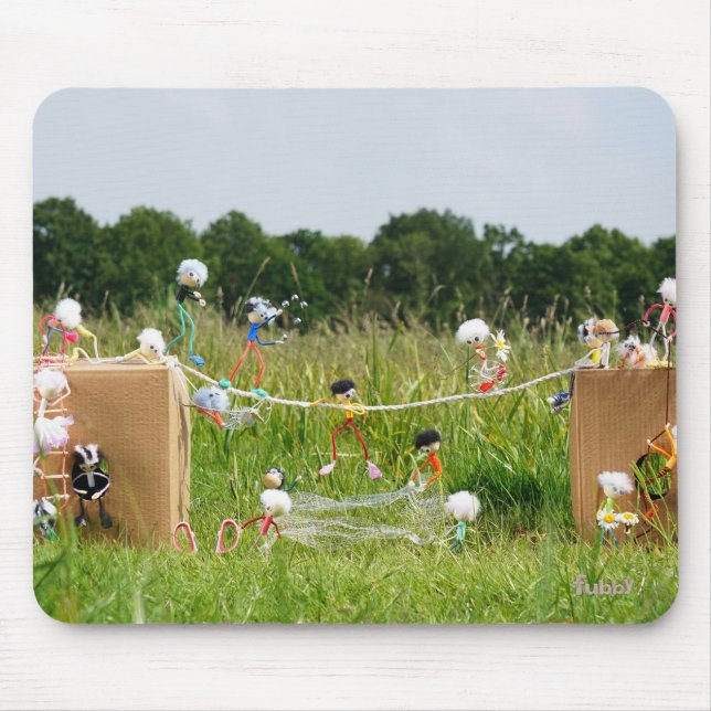 Finding Fubby Poppies Balancing Mouse Mat (Front)