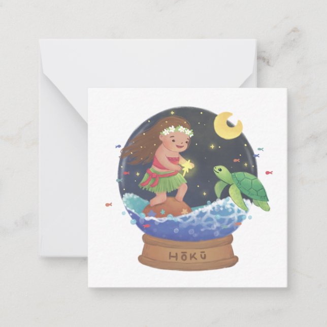 Finding Hoku: the Star Illustration Card (Front)
