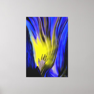 Finding inspiration canvas print