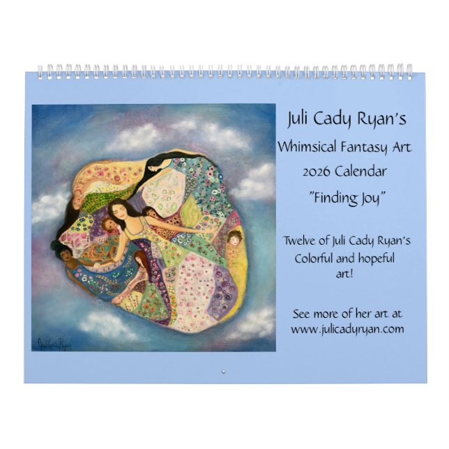 Finding Joy Whimsical Art 2025 Calendar (Cover)