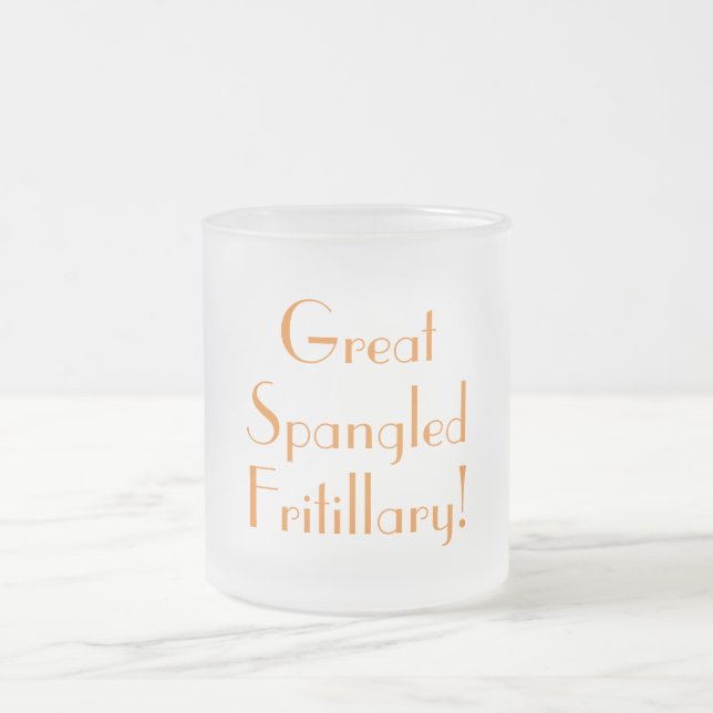 Finding Lilacs - Great Spangled Fritillary Mug (Center)