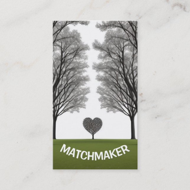 Finding Love Matchmaker Business Card (Front)