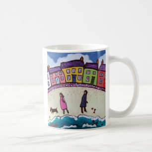 Finding love on the beach by Helen Elliott Coffee Mug
