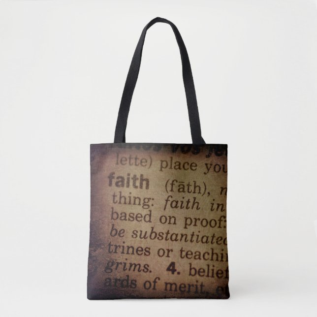 Finding Meaning - Faith Tote Bag (Front)