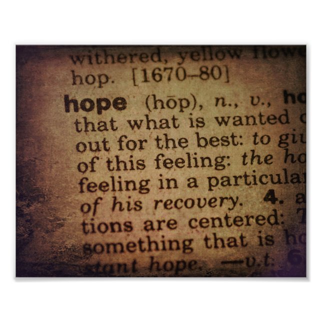 Finding Meaning - Hope Photo Print (Front)