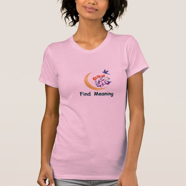 Finding Meaning T-Shirt | Japanese Bird, Wind, Flo (Front)